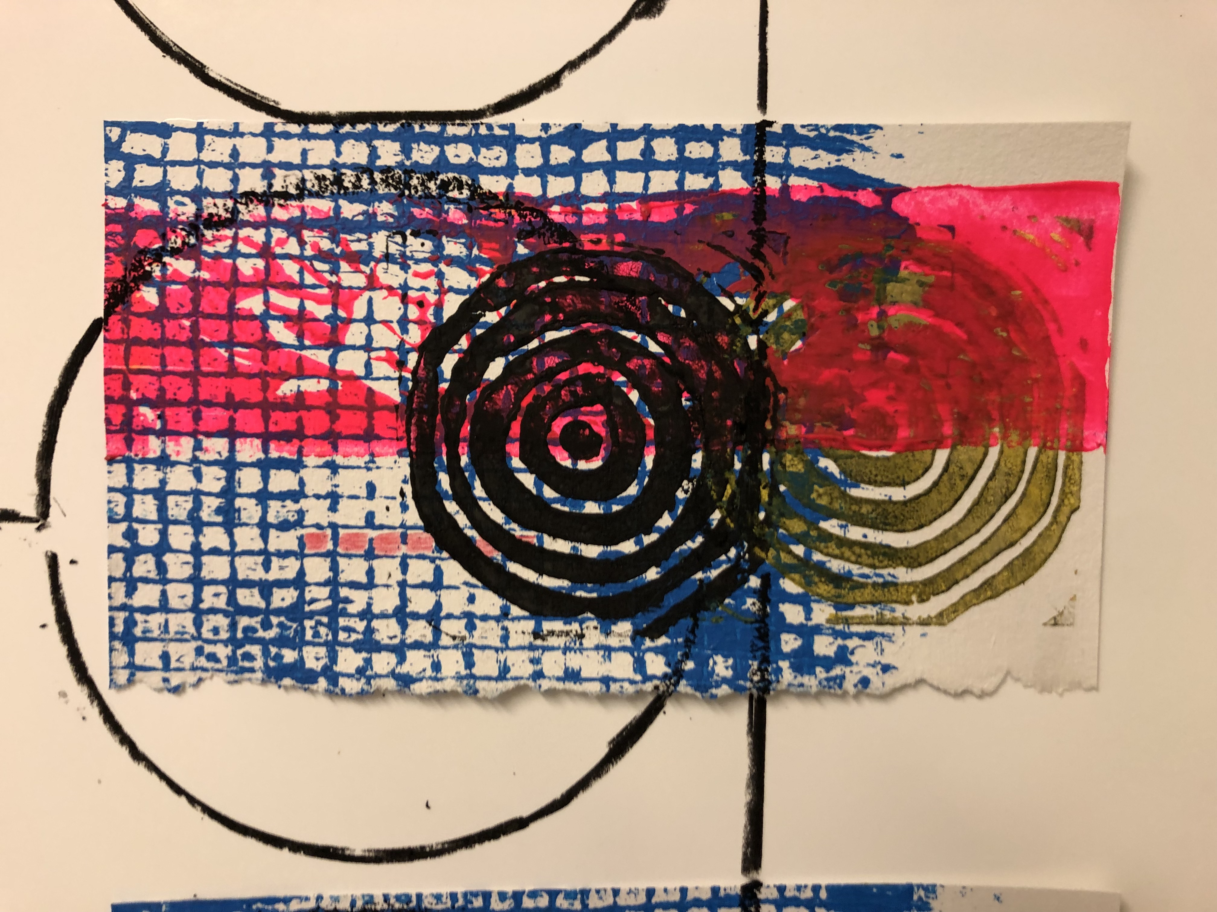 Experimenteller Druck Druck